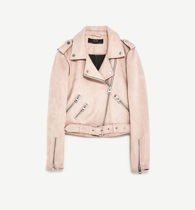 WISHLISTED : PINK BIKER JACKET
